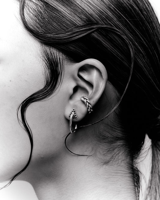 Piercing treccia big argento
