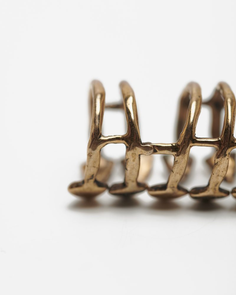 Anello dito Medulla zirconi bianchi e neri