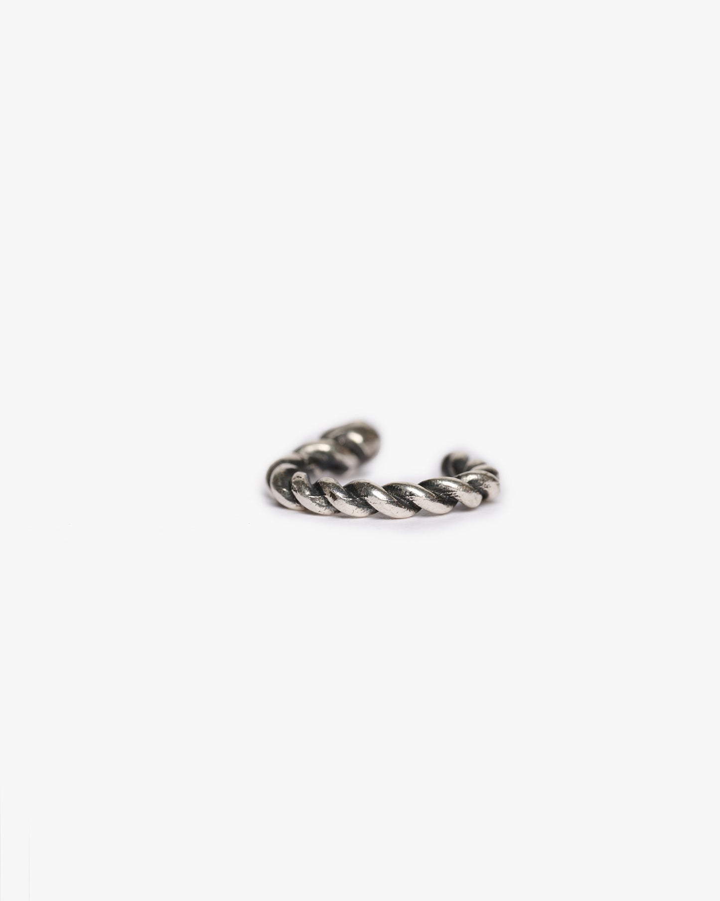 Piercing mezza treccia argento