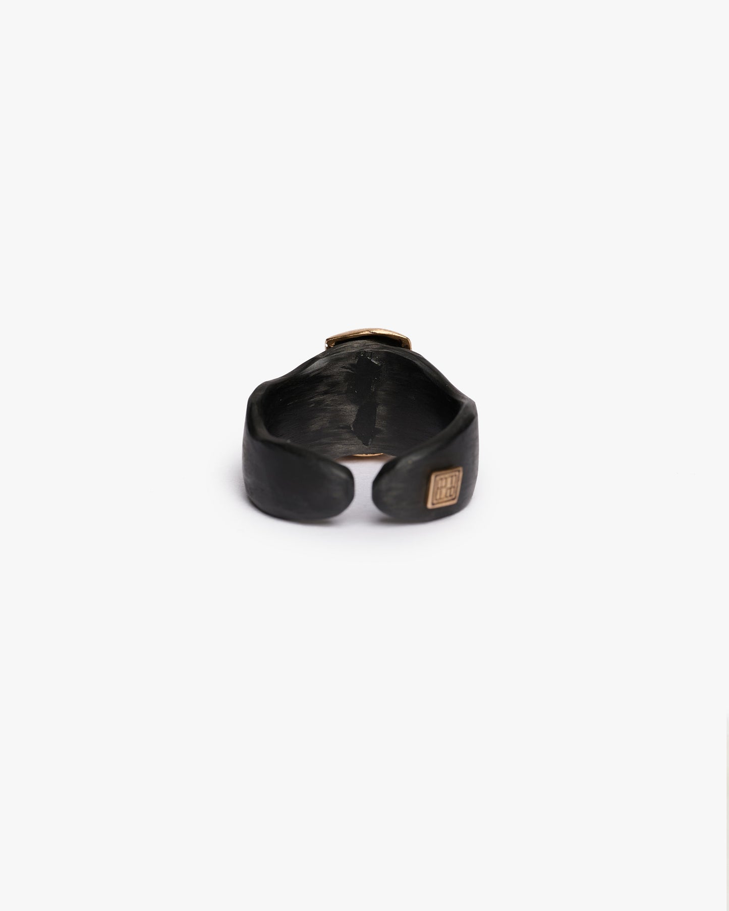 Anello fascia changi black bronzo zirconi