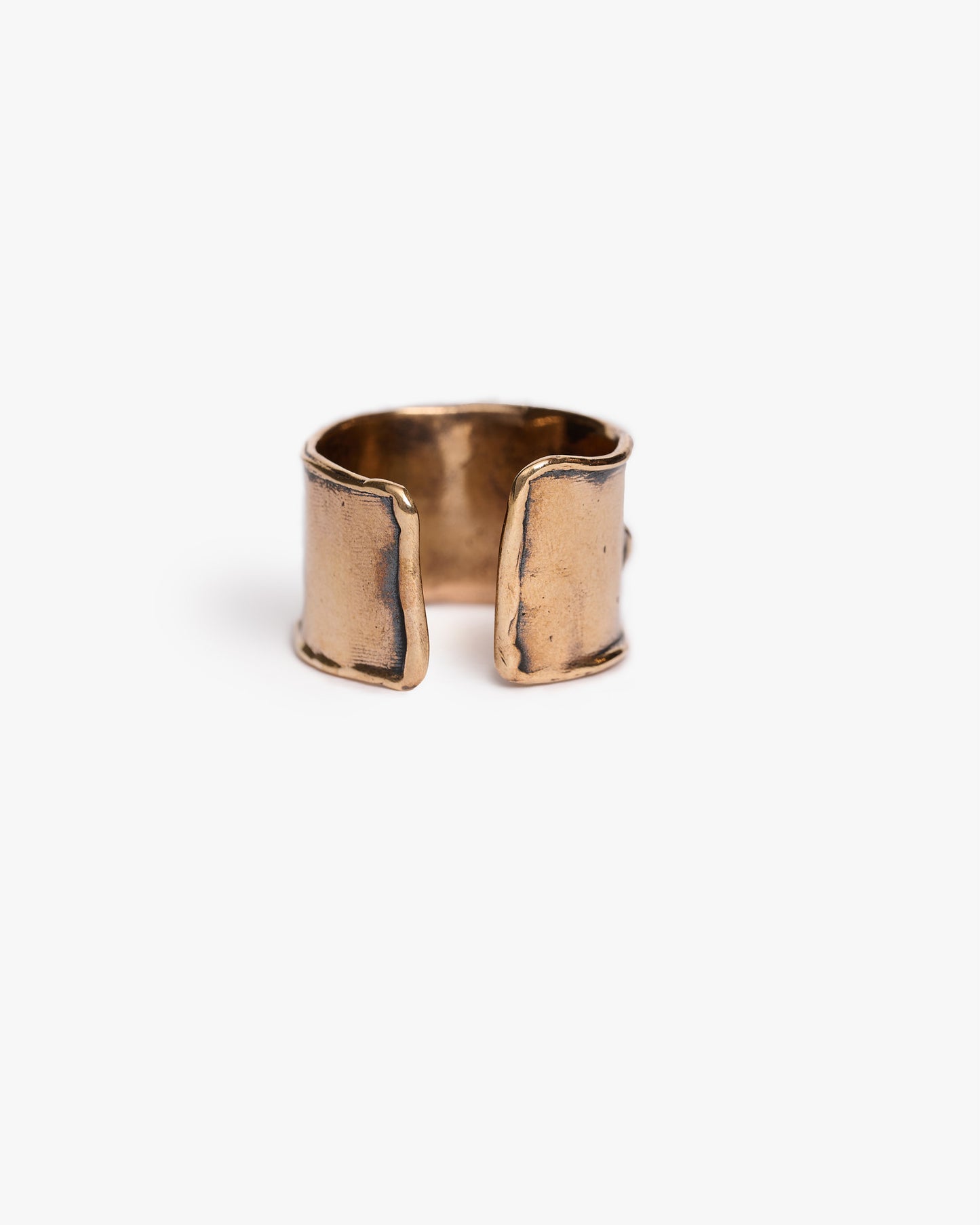 Anello JFK bronzo e zirconi