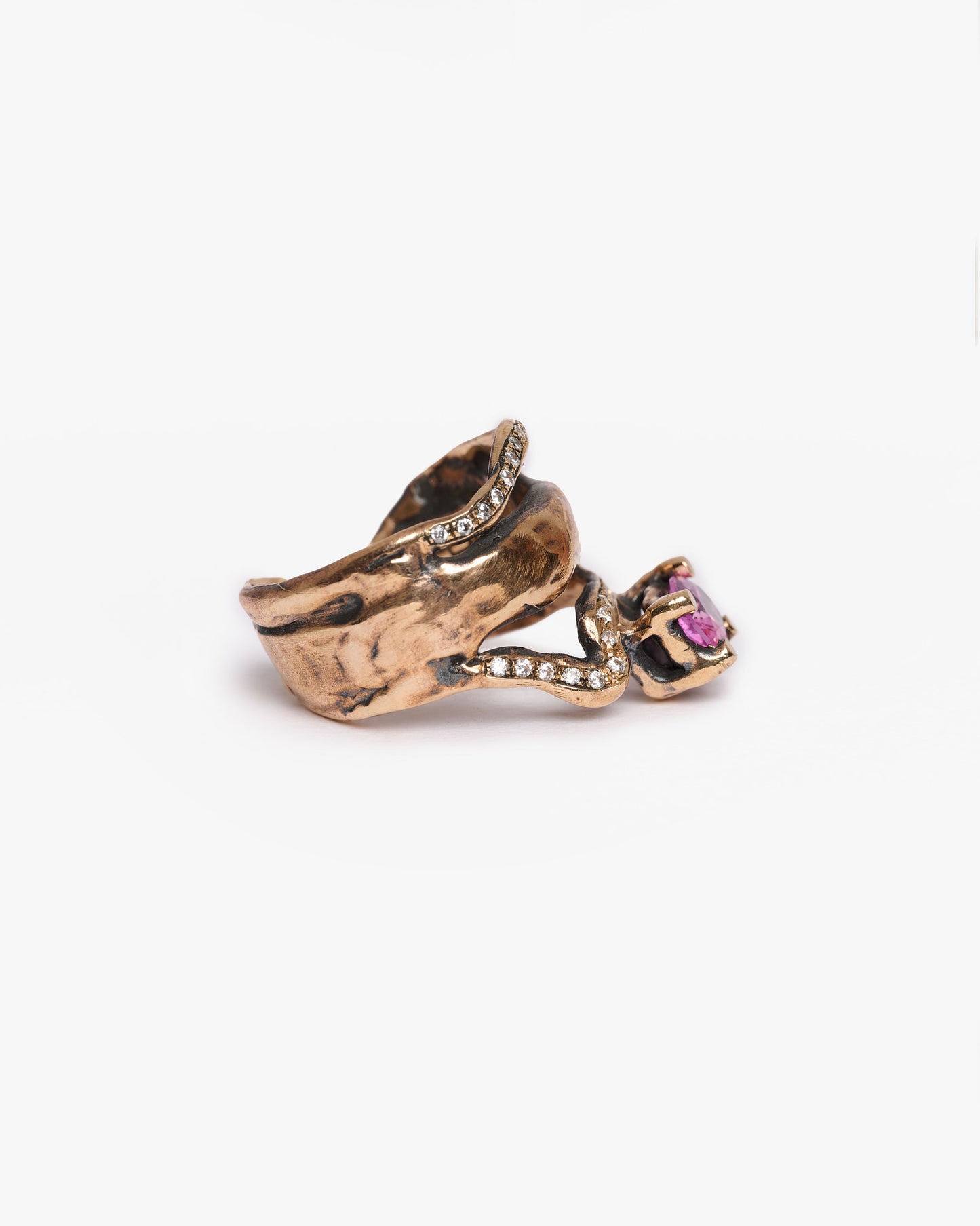 Anello mono Changi bronzo