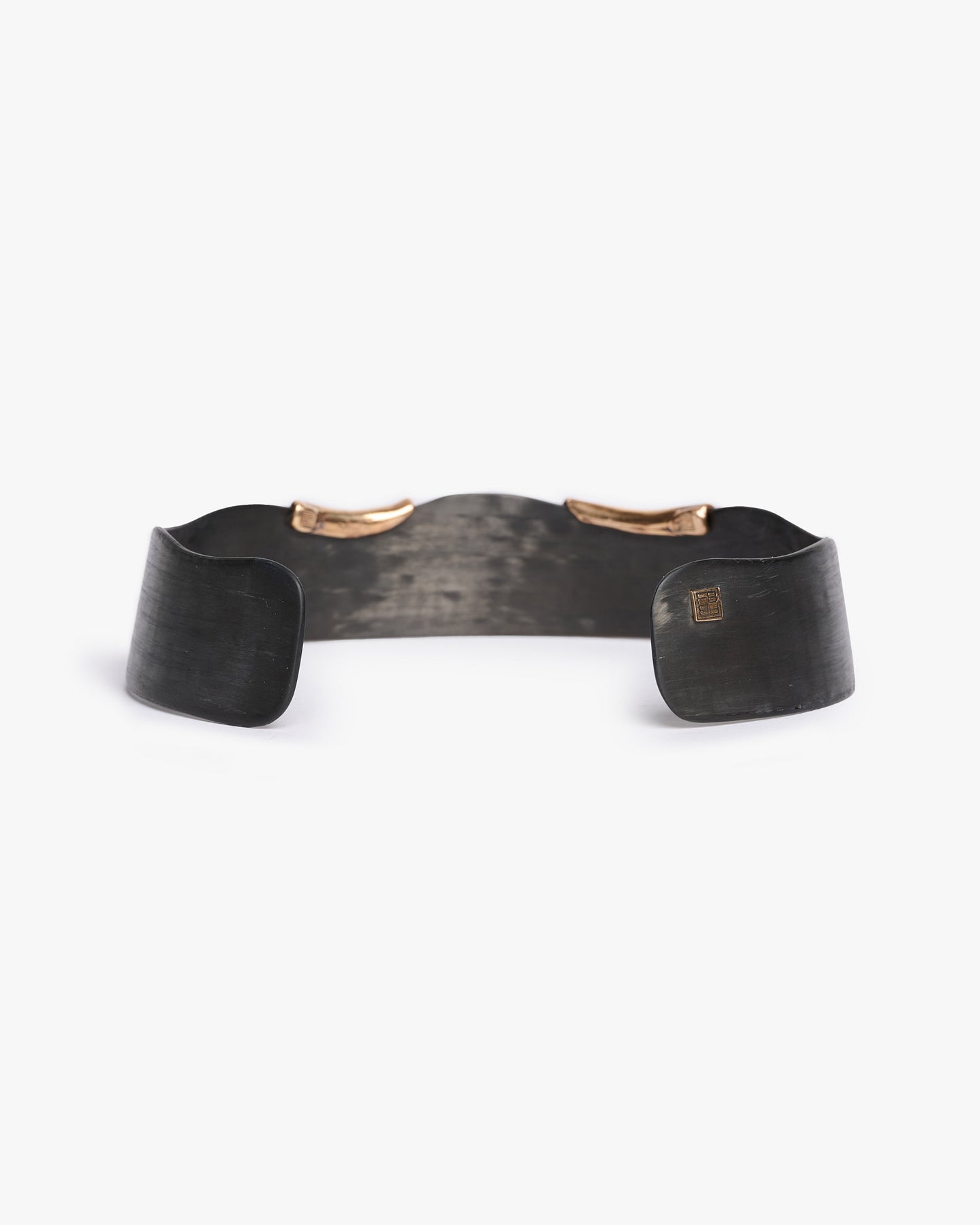 Choker Heathrow black bronzo e zirconi