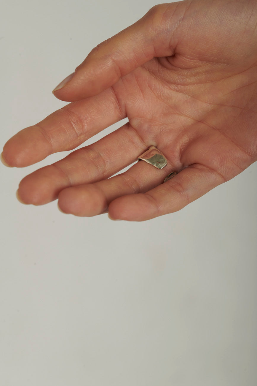 Anello neolitico argento