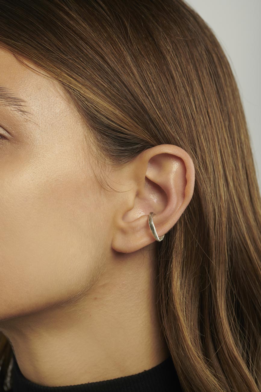 Piercing liscio argento
