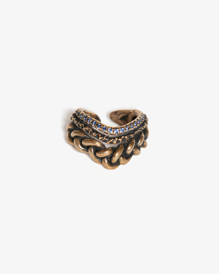 Anello intreccio Masai Mara bronzo