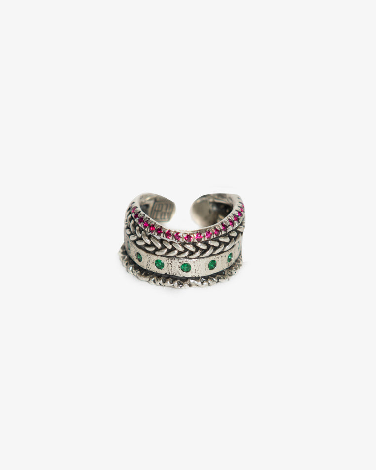 Anello Masai Mara LUXURY argento