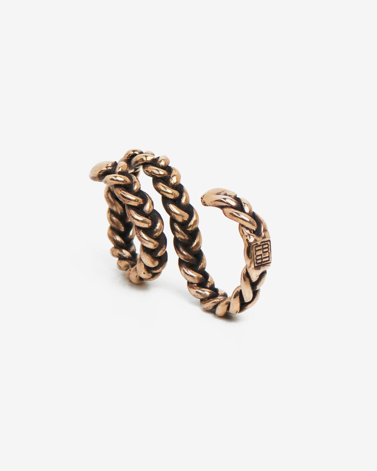 Anello mezzo baffo bronzo