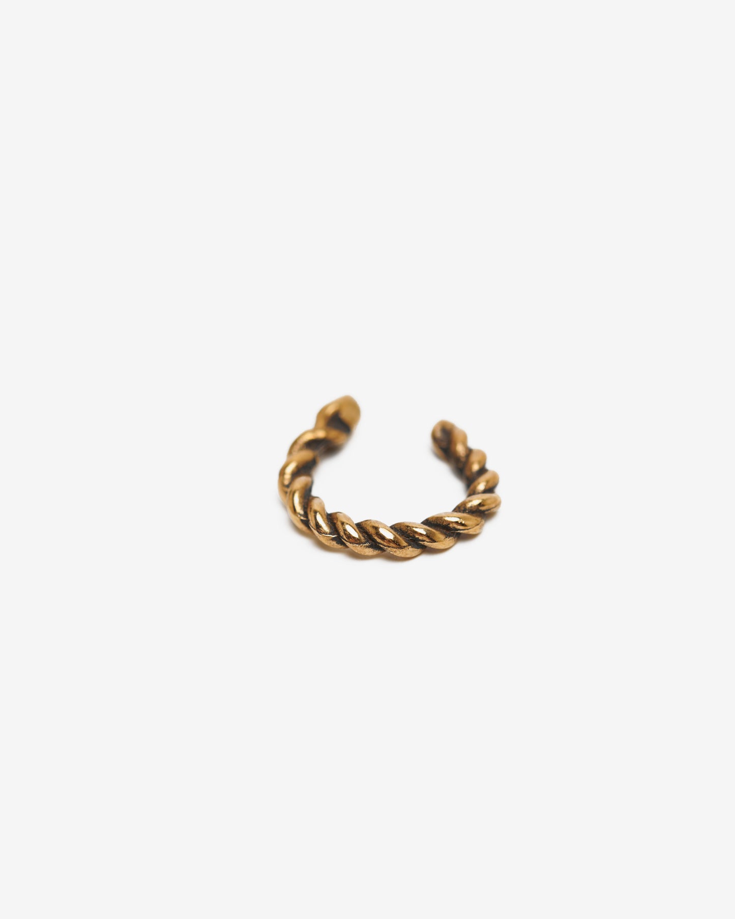 Piercing mezza treccia bronzo