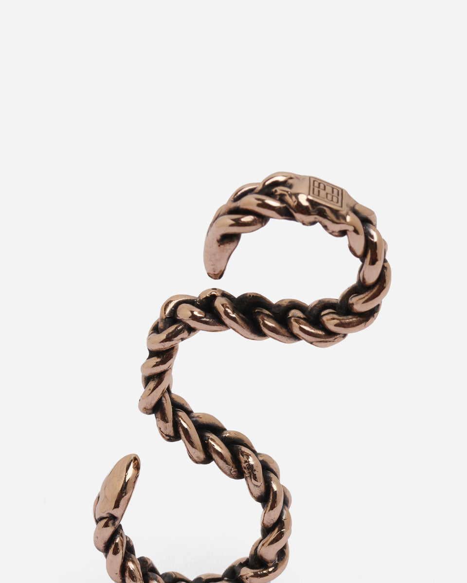Anello baffo bronzo
