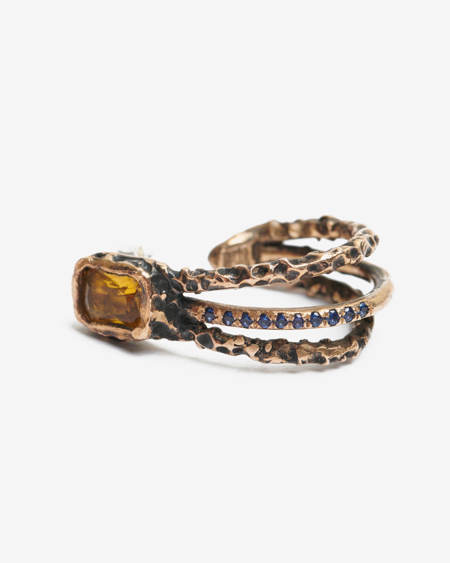 Orecchini Masai Mara oseki bronzo zirconi luxury