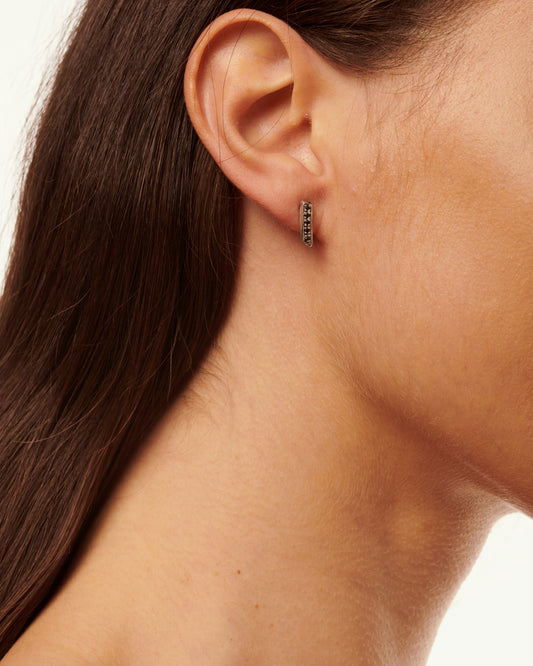 Orecchino ecg mini argento
