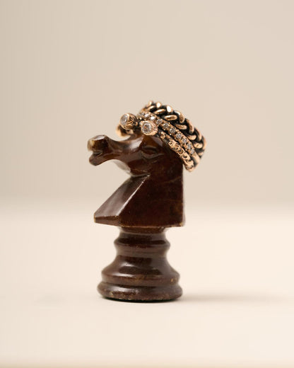 Anello triade Masai Mara LUXURY bronzo