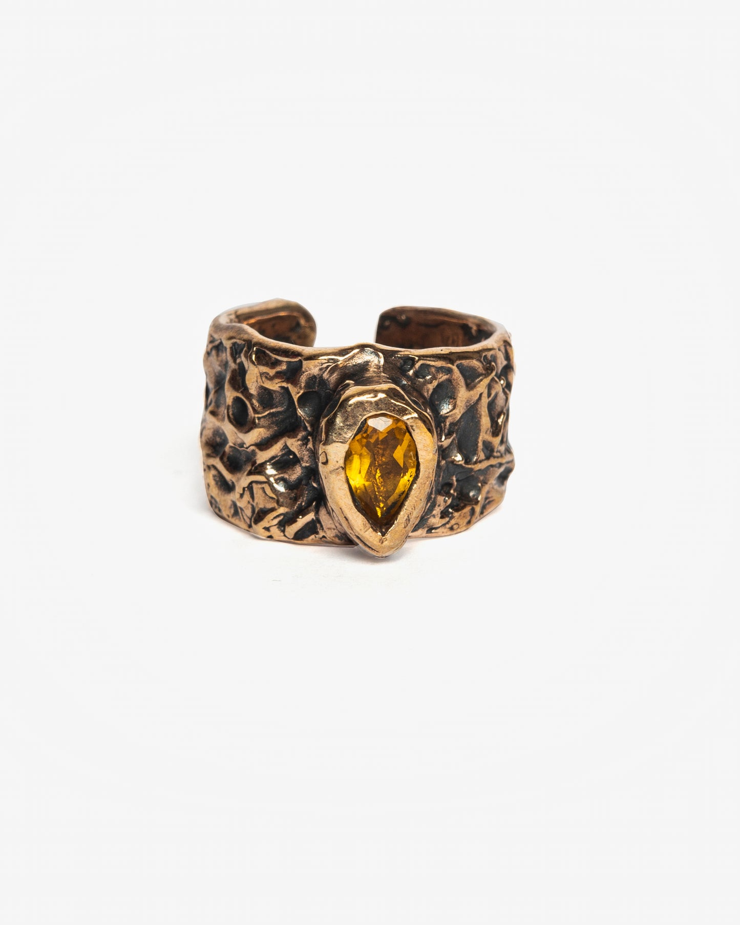 Anello Masai sole bronzo