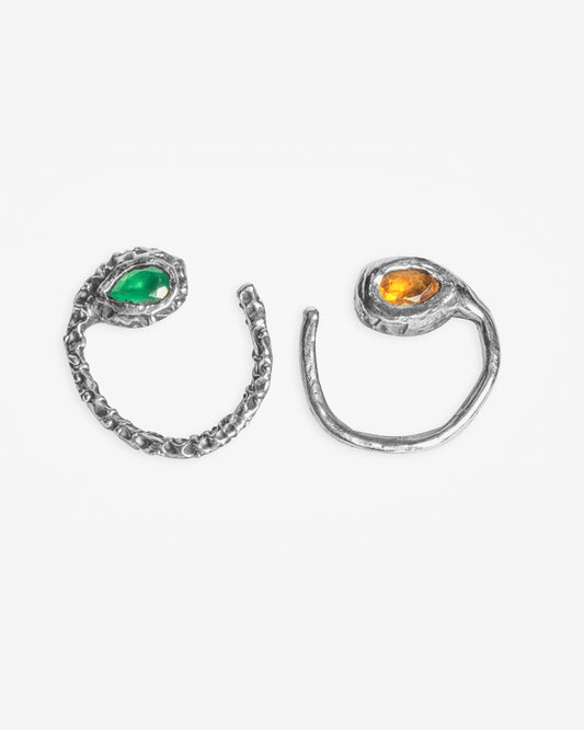 Orecchini Alma Maasai argento
