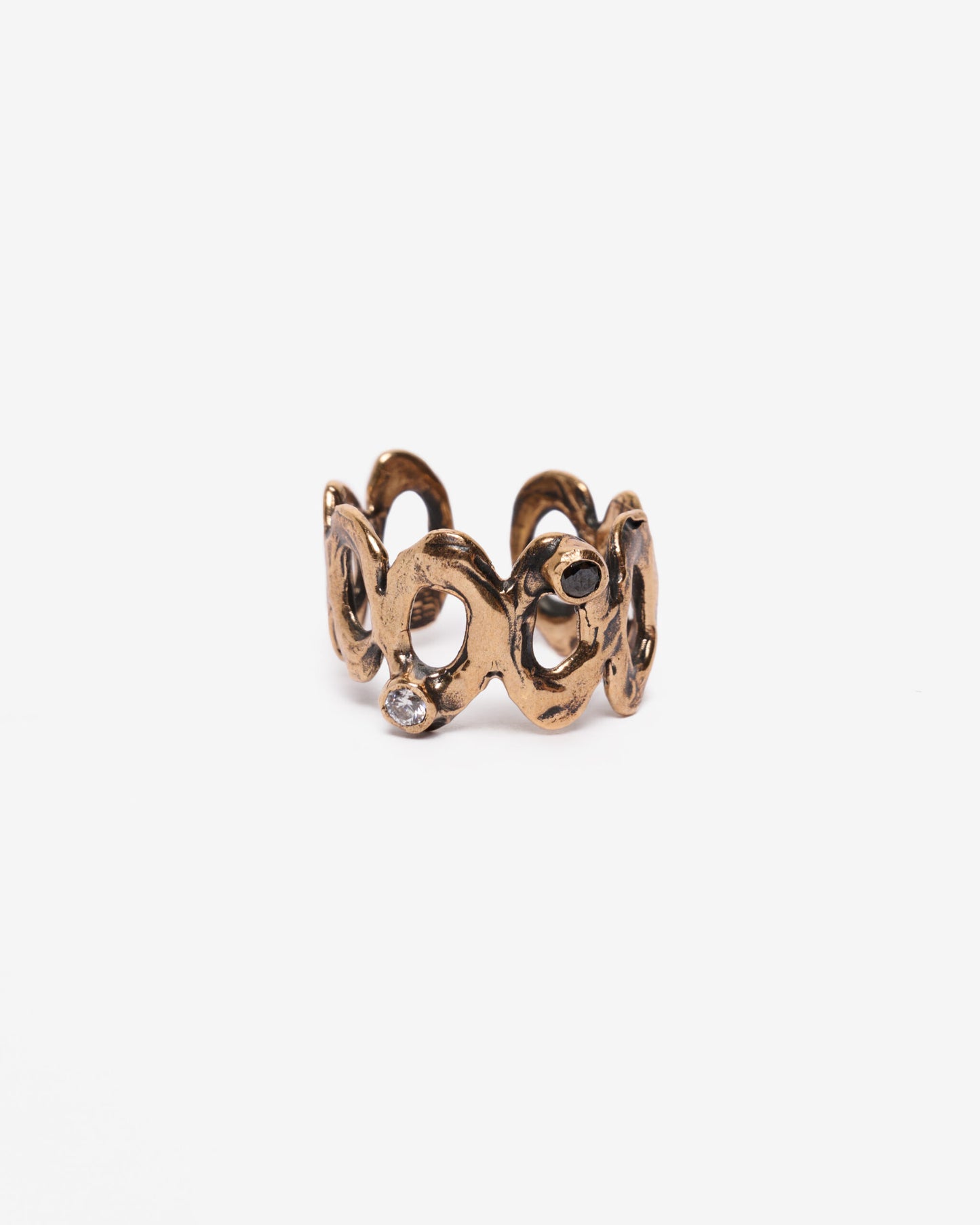 Anello Mitosis bronzo
