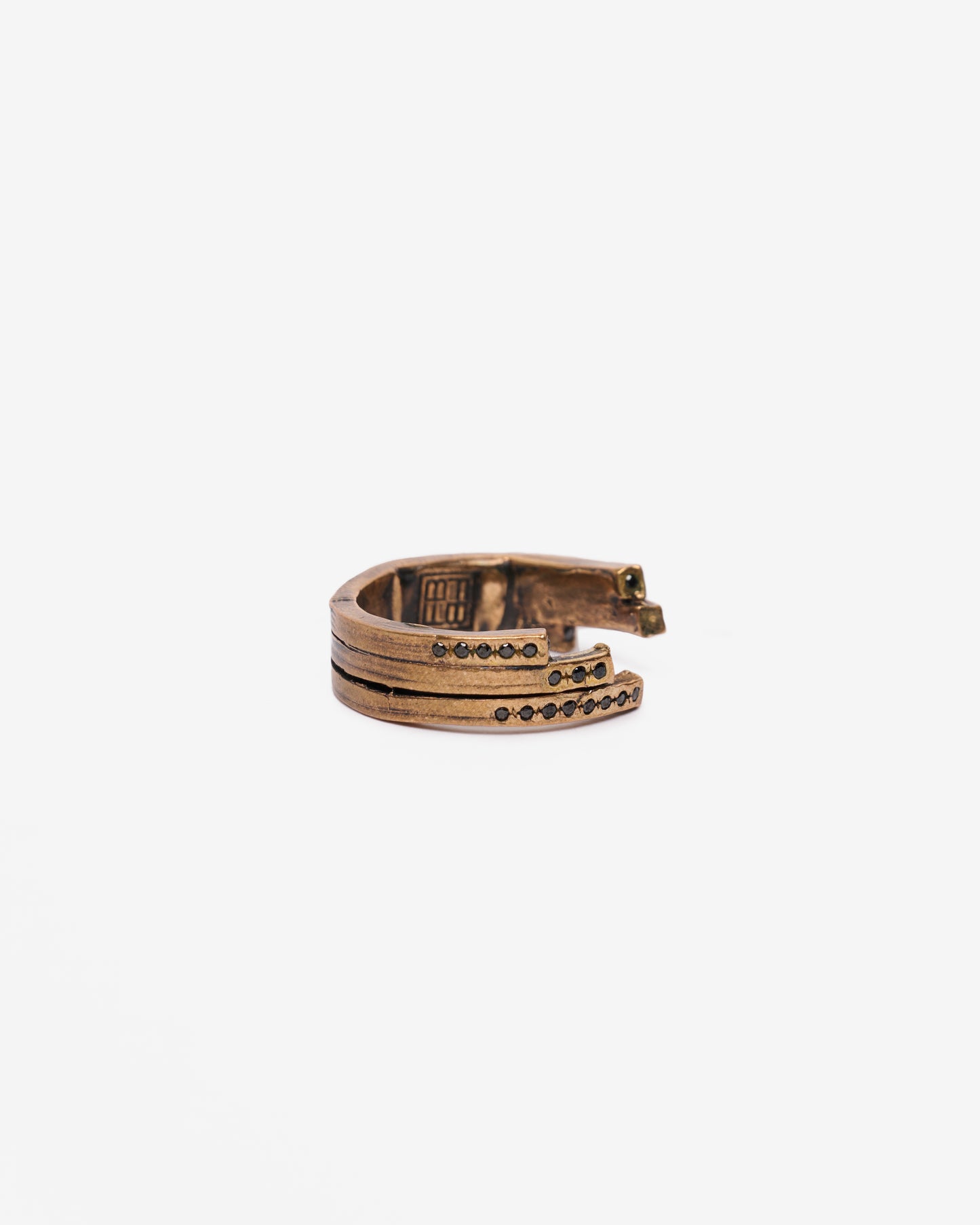 Anello triplo ecg bronzo