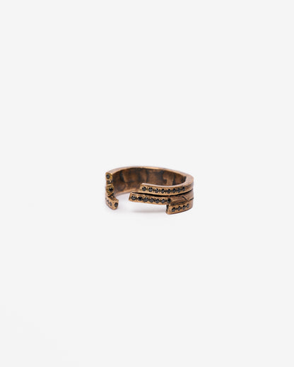 Anello triplo ecg bronzo