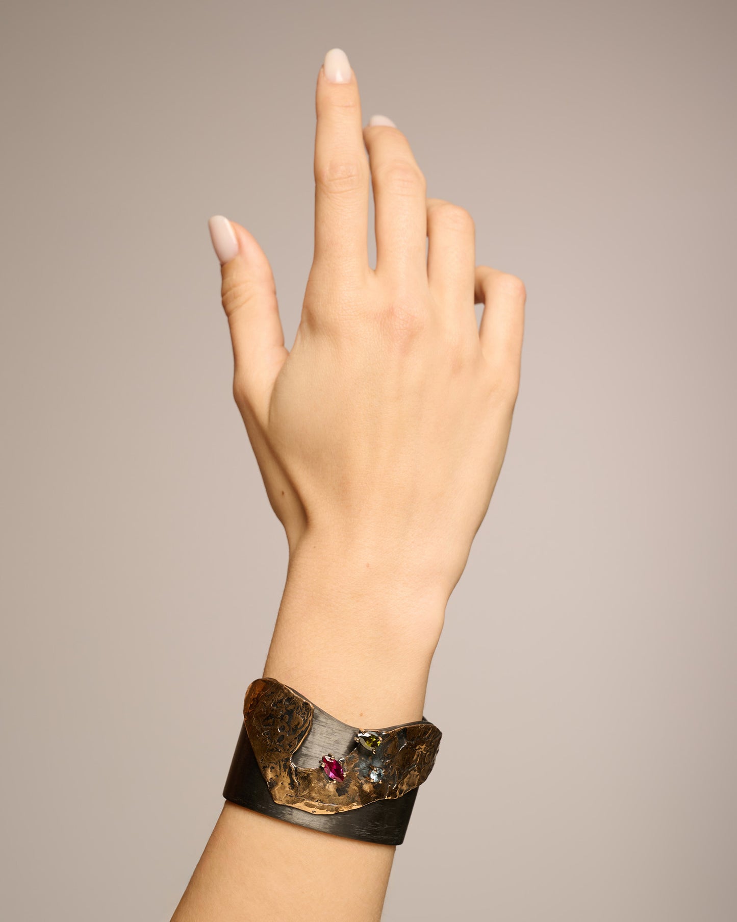Bracciale Changi black bronzo e zirconi
