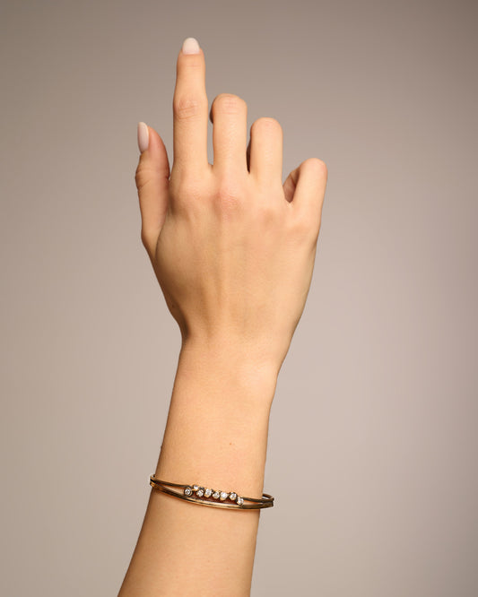 Bracciale Haneda bronzo e zirconi basic
