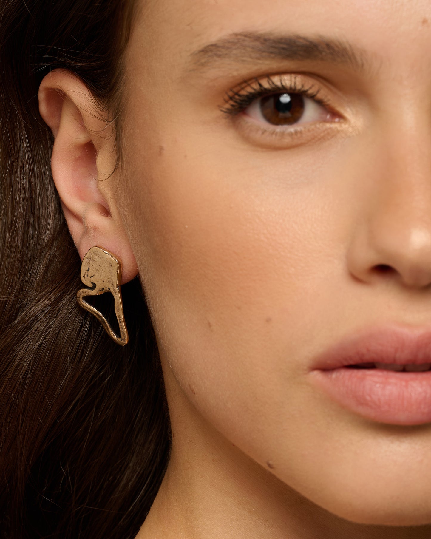 Orecchini Heathrow bronzo