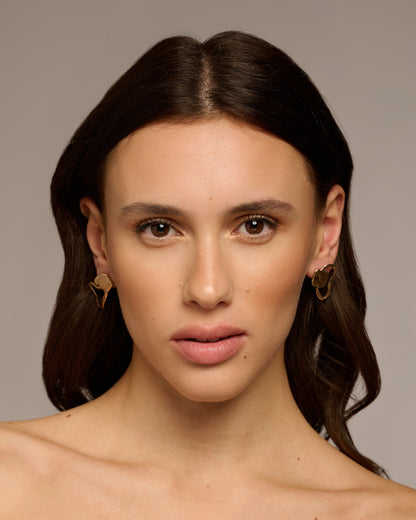 Orecchini Heathrow bronzo
