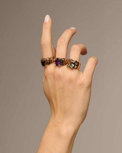 Anello big Changi bronzo