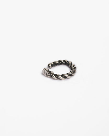 Piercing mezza treccia argento