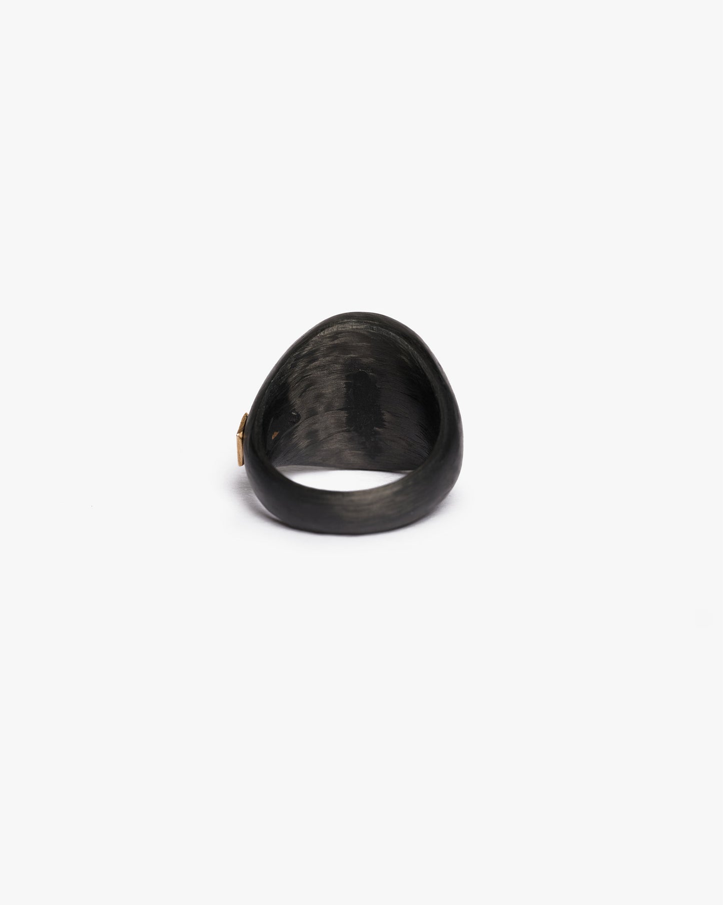 Chevalière doppio haneda black bronzo zirconi