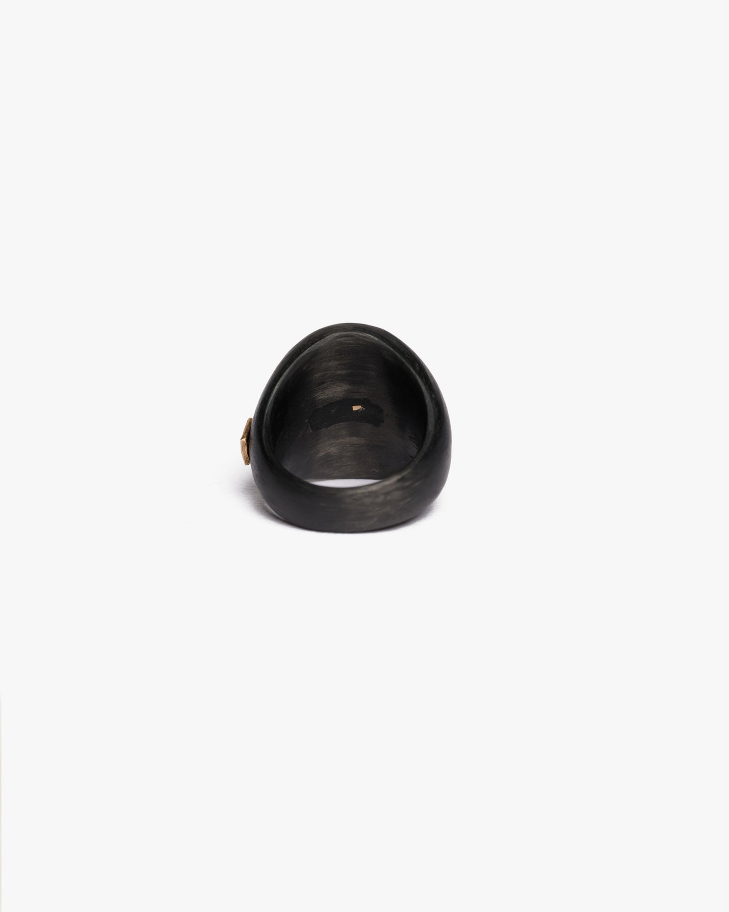 Chevalière JFK black bronzo zirconi