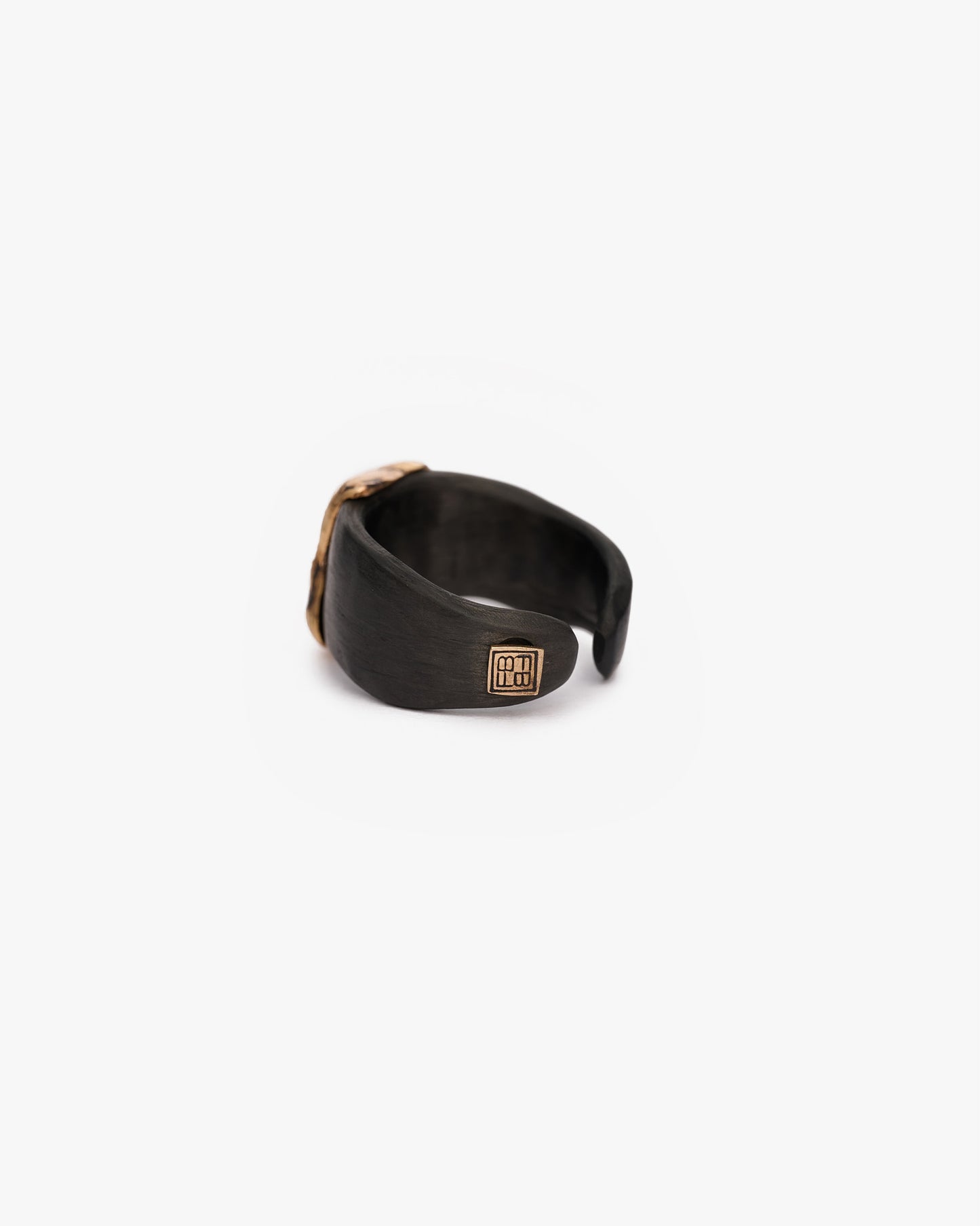 Anello fascia Heathrow black bronzo zirconi