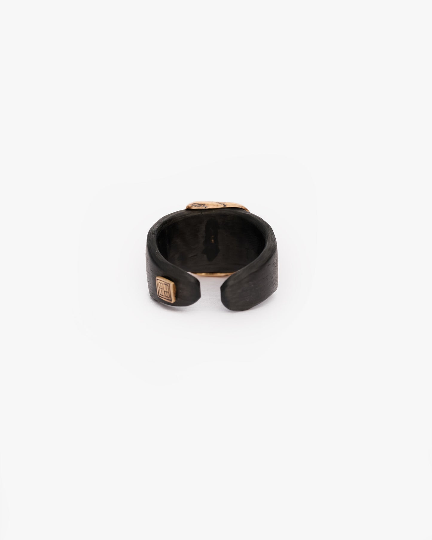 Anello fascia Heathrow black bronzo zirconi