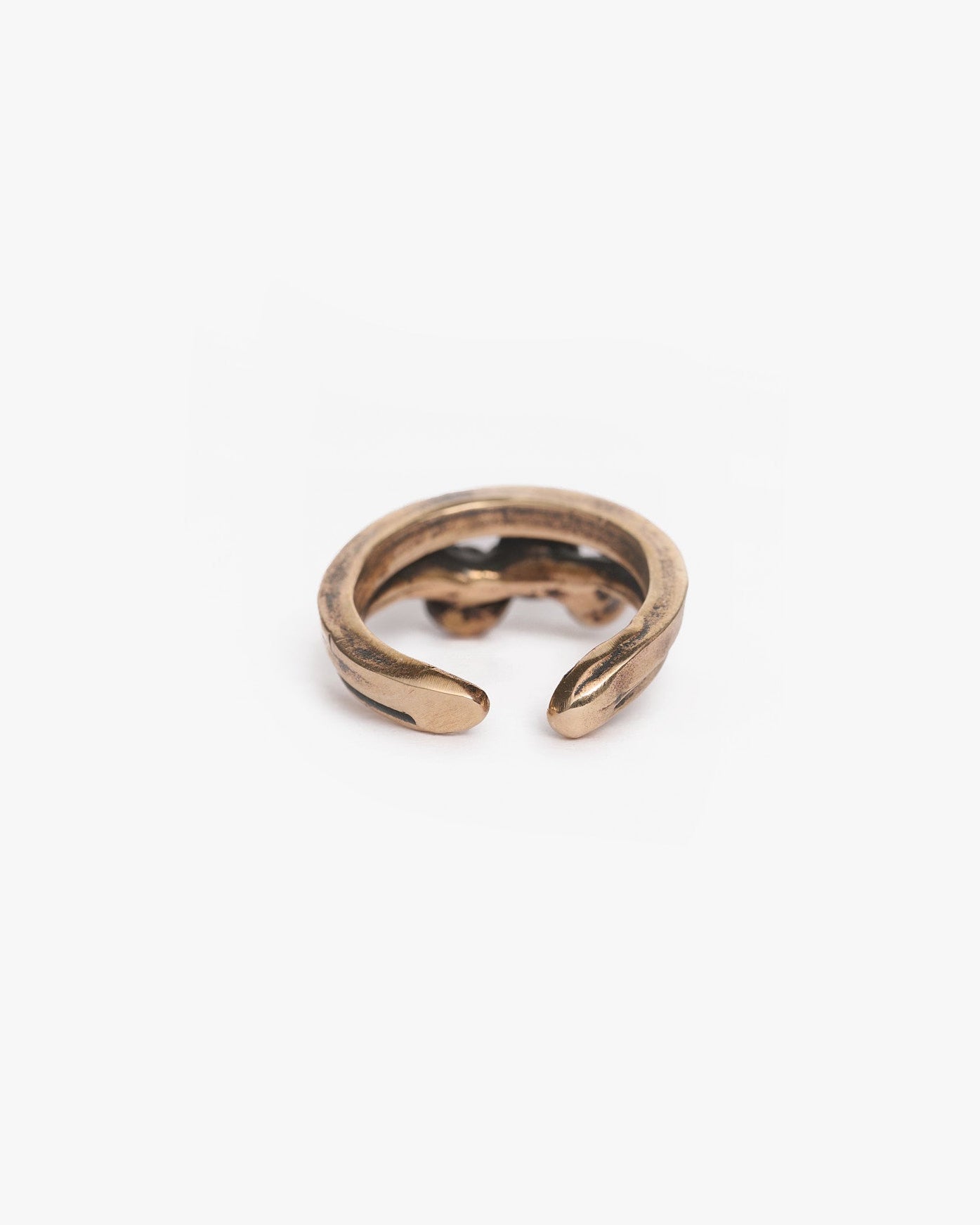 Anello Haneda bronzo e zirconi luxury