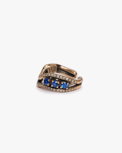 Anello V triplo changi bronzo