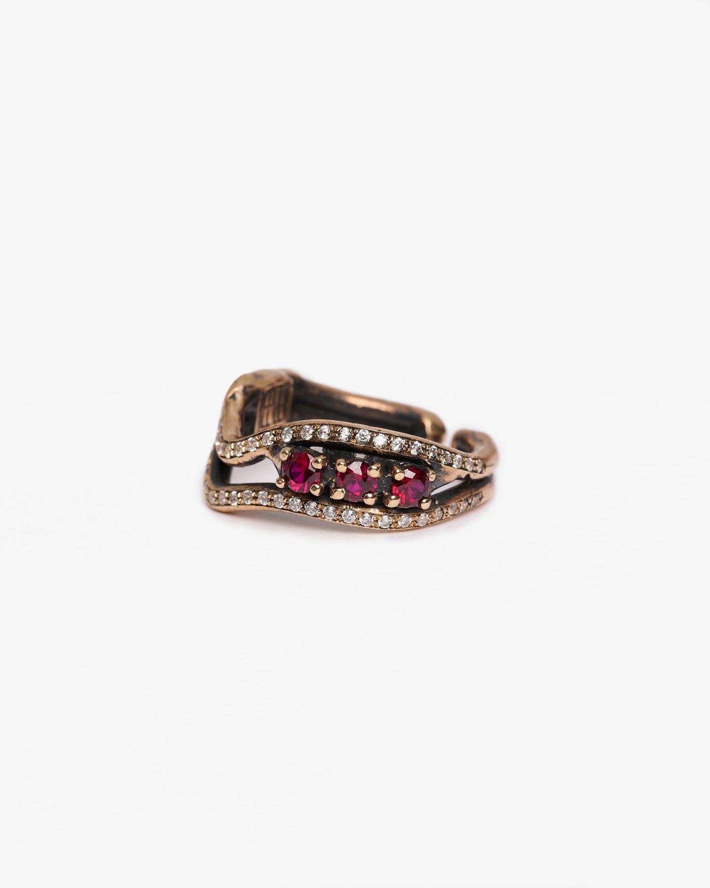 Anello V triplo changi bronzo