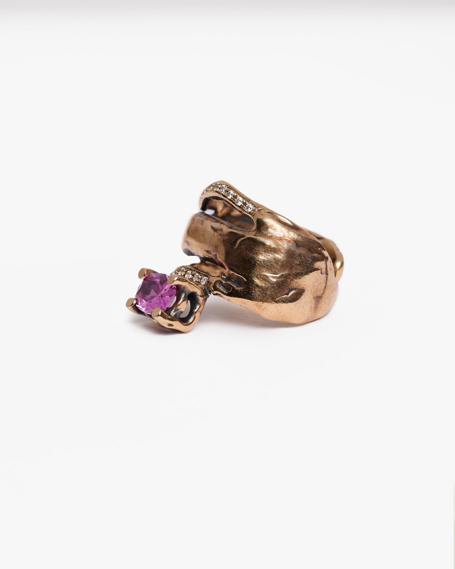 Anello mono Changi bronzo