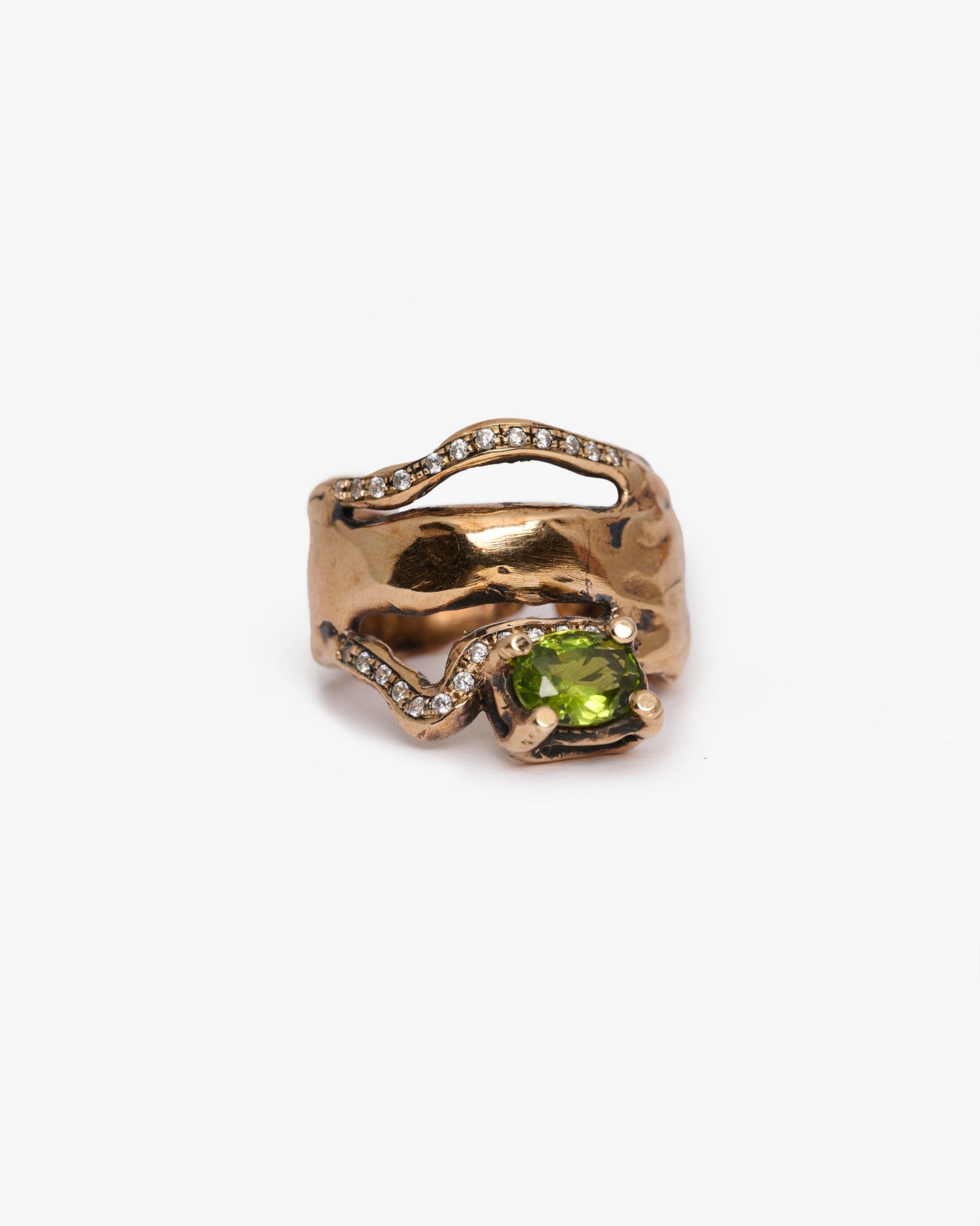 Anello mono Changi bronzo