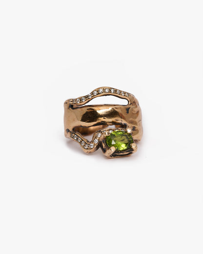 Anello mono Changi bronzo