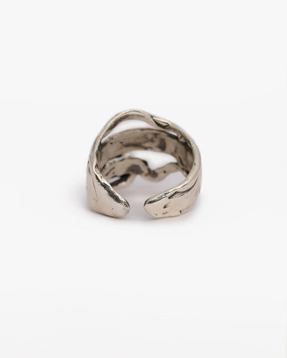 Anello mono Changi argento