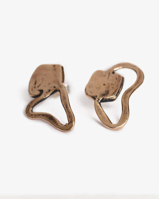 Orecchini Heathrow bronzo