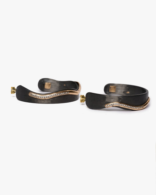 Cerchi wave JFK black bronzo e zirconi