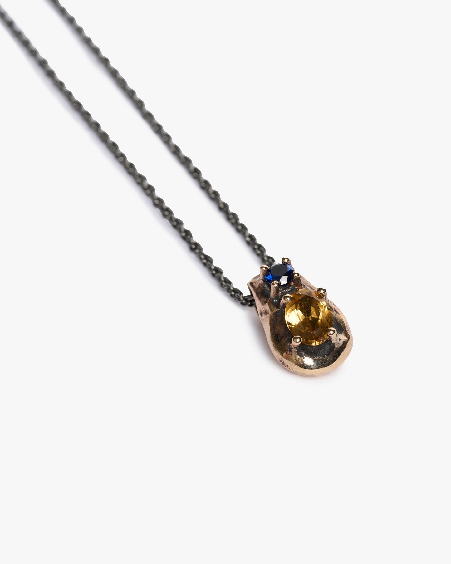 Catena Changi small bronzo zirconi basic