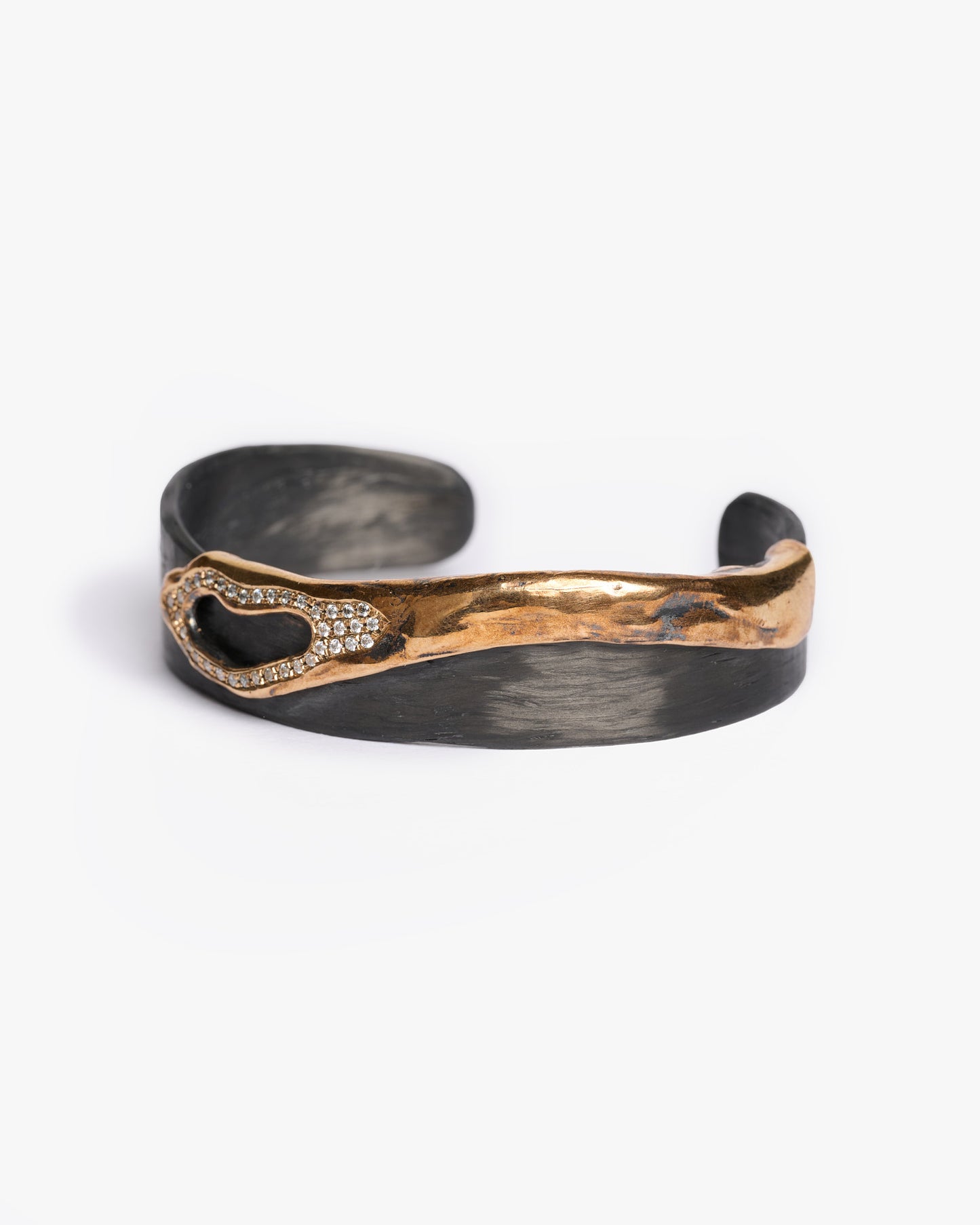 Bracciale small Heathrow black bronzo e zirconi
