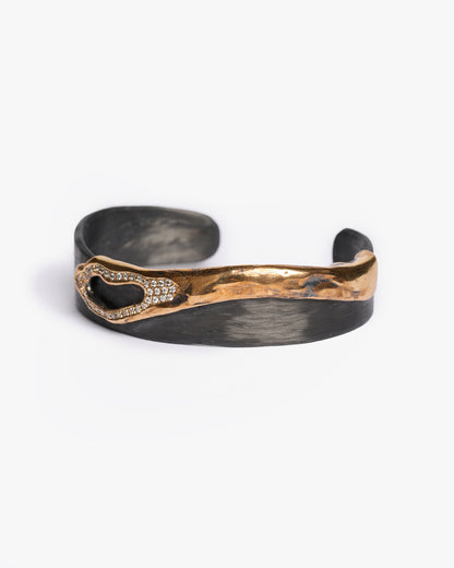 Bracciale small Heathrow black bronzo e zirconi