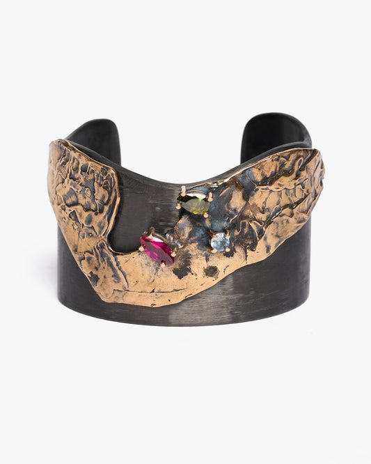 Bracciale Changi black bronzo e zirconi