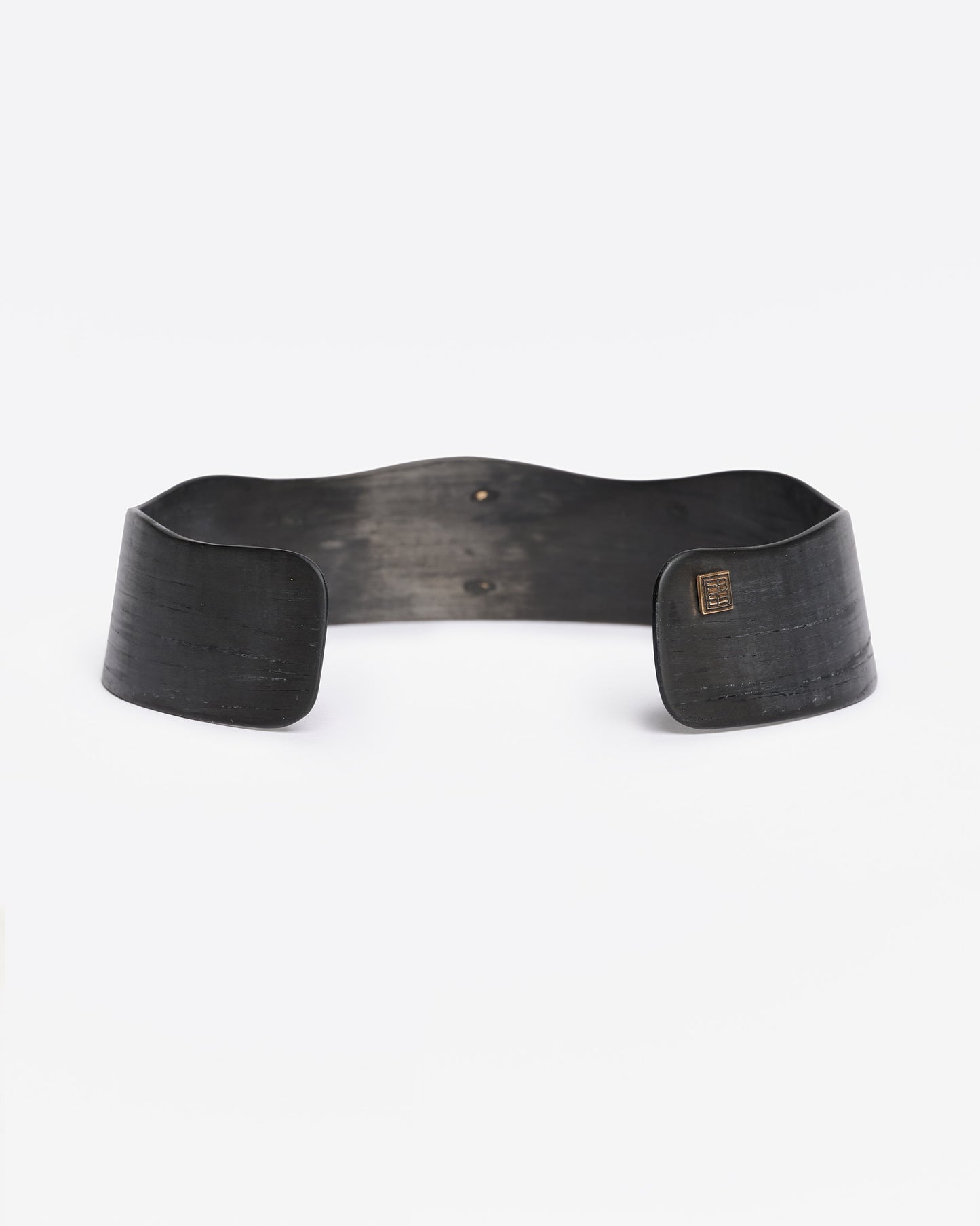 Choker JFK black bronzo e zirconi
