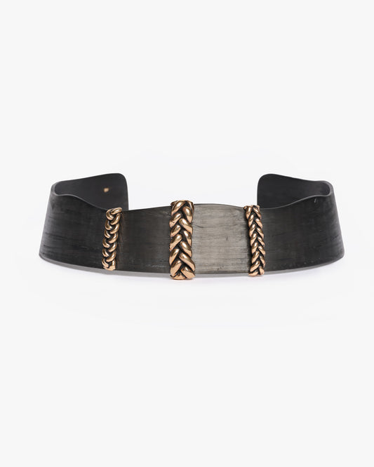 Choker Da Vinci black bronzo