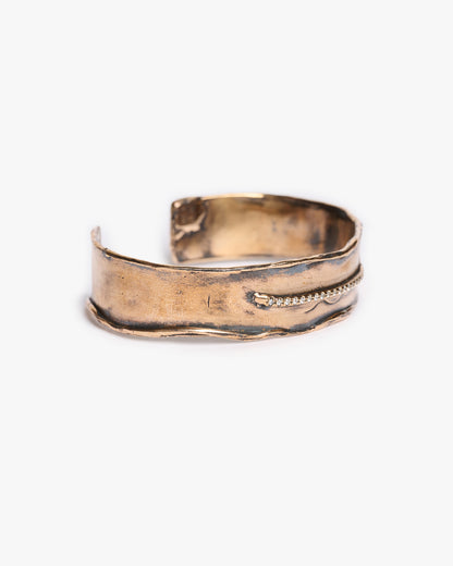 Bracciale JFK bronzo e zirconi