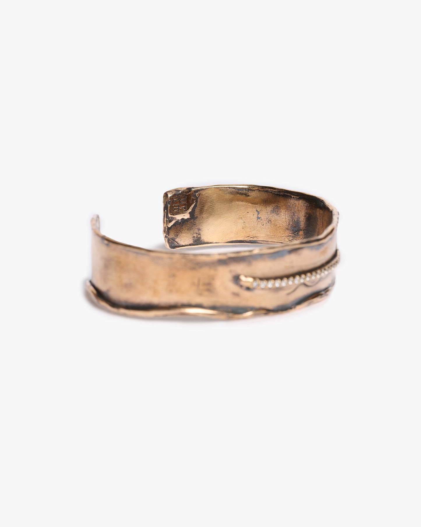 Bracciale JFK bronzo e zirconi