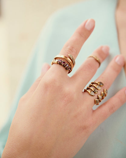 Anello Amelia Bronzo